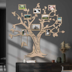 Drevený fotorámik na stenu - Strom