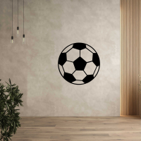 Drevený obraz na stenu - Futbalová lopta