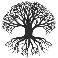 Drevený strom života na stenu