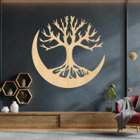 Drevený strom života na stenu