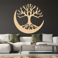 Drevený strom života na stenu