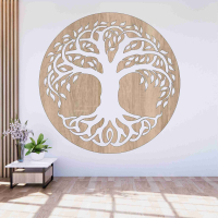 Drevený strom života na stenu