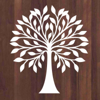 Drevený strom života na stenu