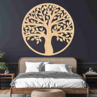 Drevený strom života na stenu