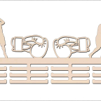 Vešiak na medaily - BOX