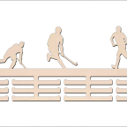Vešiak na medaily - Florbal