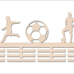 Vešiak na medaily - Futbal