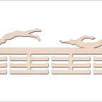 Vešiak na medaily - Plávanie