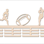 Vešiak na medaily - Rugby