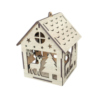 Drevený domček na zavesenie - Jeleň