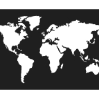 Drevená mapa sveta – 3D dizajn