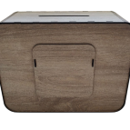 Svadobná truhlica na peniaze - vyrezávané kvety