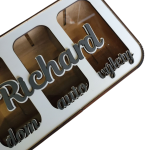 Trojitá pokladnička na záľuby s menom