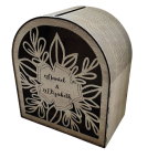 Svadobná truhlica na peniaze - Vyrezávaná