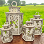 Drevený lampáš - Kone