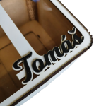 Drevená pokladnička LUXURY s menom