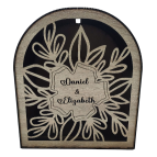 Svadobná truhlica na peniaze - Vyrezávaná