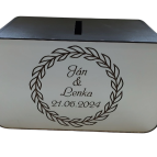 Svadobná truhlica na peniaze - XXL ornament