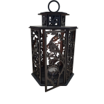 Drevená lucerna - Vtáčiky