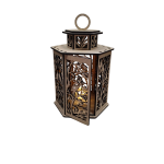 Drevená lucerna - Vtáky na konári