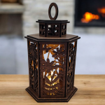 Drevená lucerna - Kvet