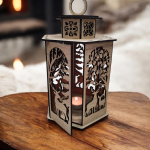 Drevená lucerna - Jelene