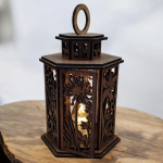 Drevená lucerna - Kvet