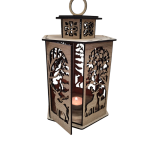 Drevená lucerna - Jelene