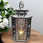 Drevená lucerna - Motýľ