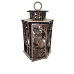 Drevená lucerna - Sova