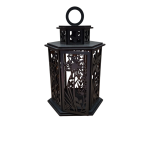 Drevená lucerna - Kvet