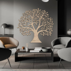 Drevený strom života na stenu – Nekonečné vetvy