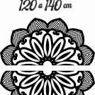 Drevená mandala na stenu - Slnko