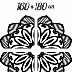 Drevená mandala na stenu - Slnko