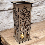 Vysoký drevený svietnik - Koruna stromu