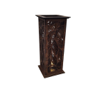 Vysoký drevený svietnik - Listy