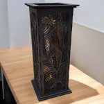 Vysoký drevený svietnik - Listy