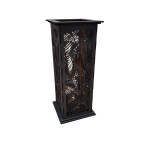 Vysoký drevený svietnik - Listy