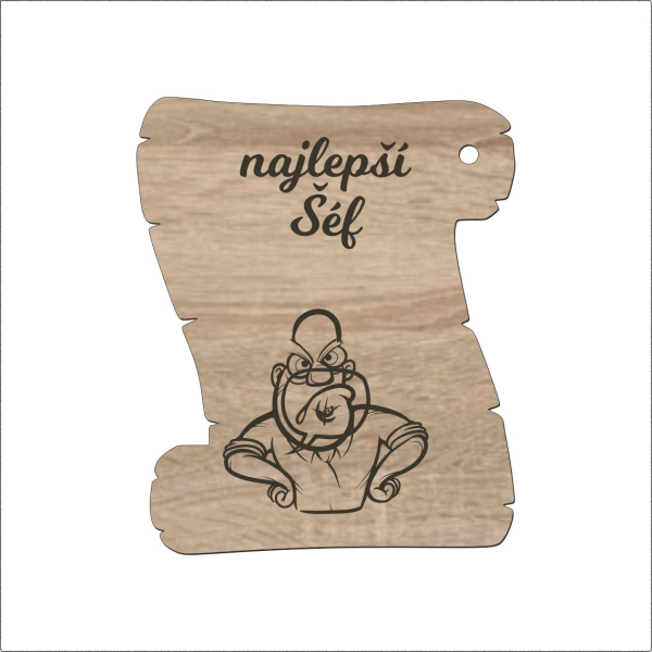 Pergamenová tabuľka – Najlepší šéf