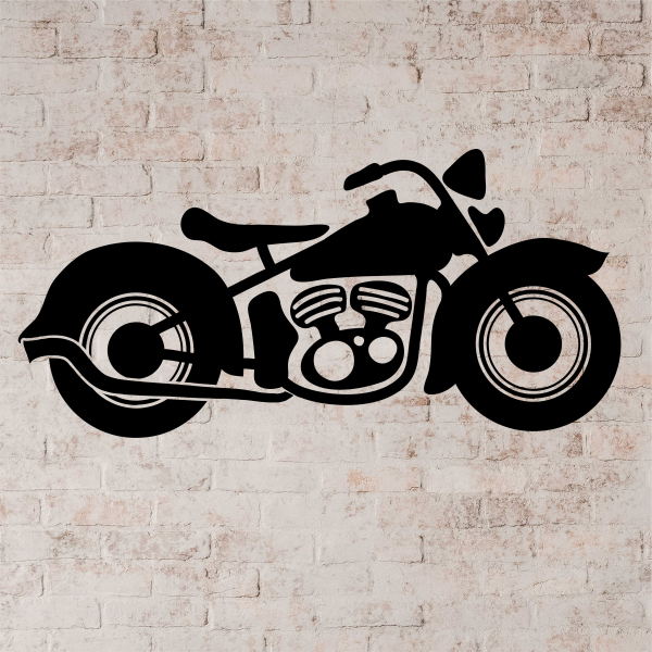 Drevený obraz na stenu - Motorka