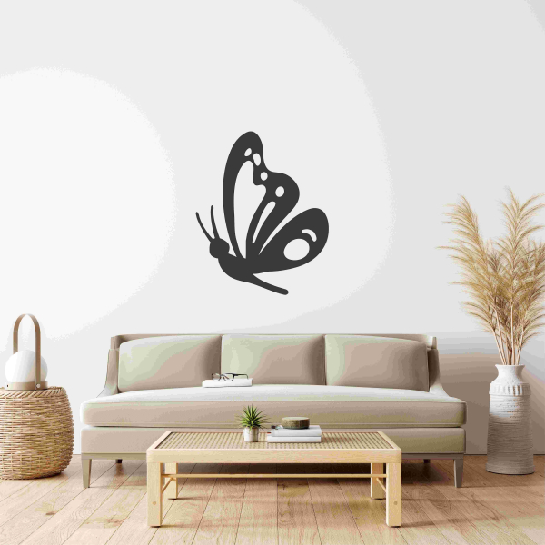 Drevený obraz na stenu - Motýľ