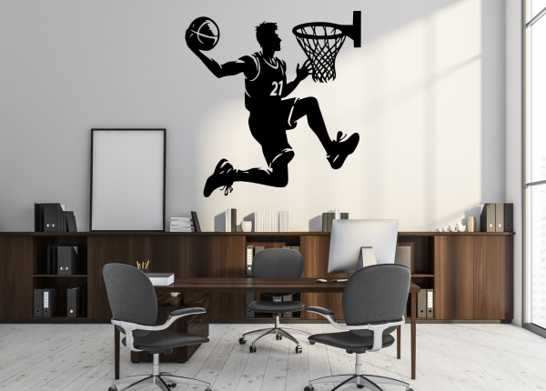 Drevený obraz na stenu – Basketbal