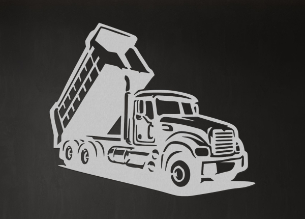 Drevený obraz na stenu – Nákladné auto