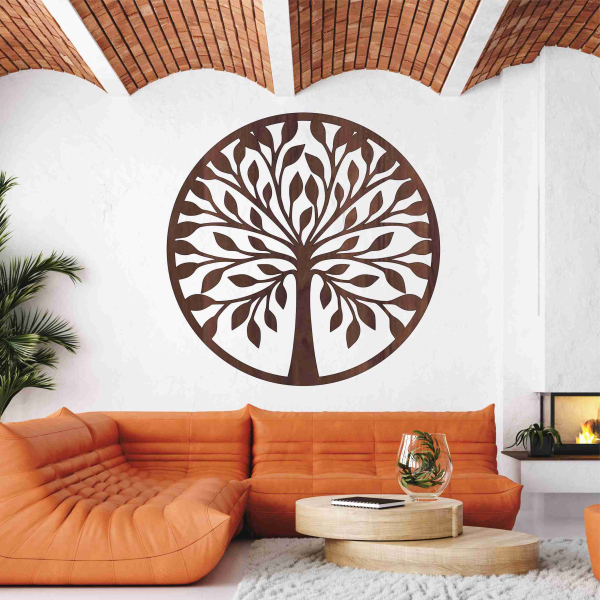 Drevený strom života na stenu