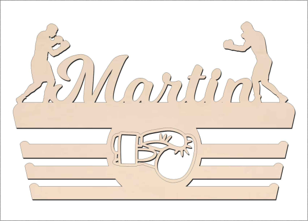 Vešiak na medaily - BOX