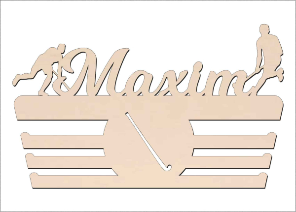 Vešiak na medaily - Florbal