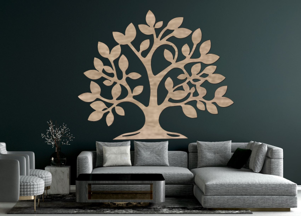 Drevený strom života na stenu – Listy života