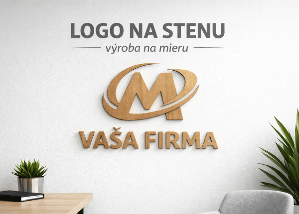 Drevené logo na mieru z HDF